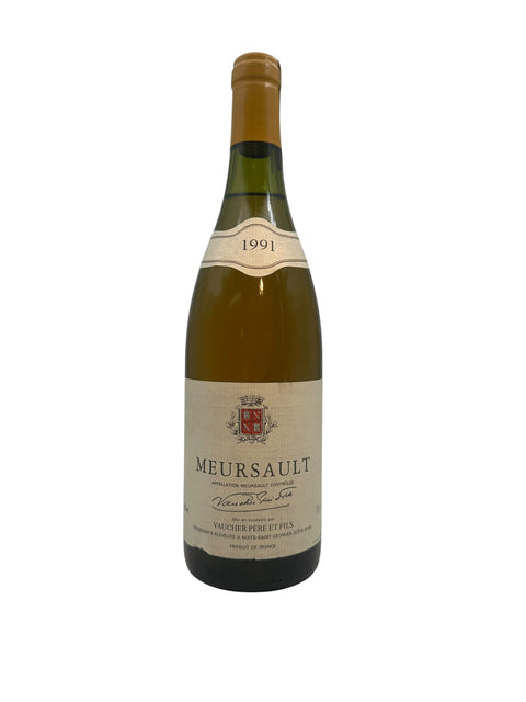 Meursault hvidvin fra Vaucher Père et Fils årgang 1991