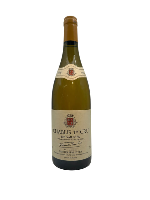 Flaske Chablis 1er Cru Les Vaillons 1996 fra Vaucher Père et Fils