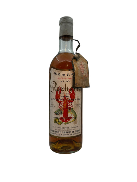 Flaske af Rochereau hvidvin fra 1968