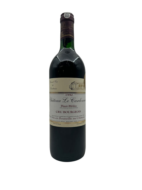 Flaske Château Le Cardonnel 1990 rødvin