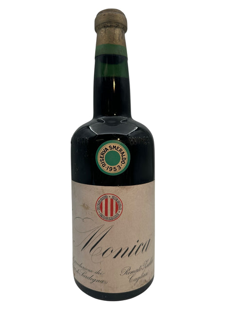 Bottle of Monica Renato Gedda 1953 red wine