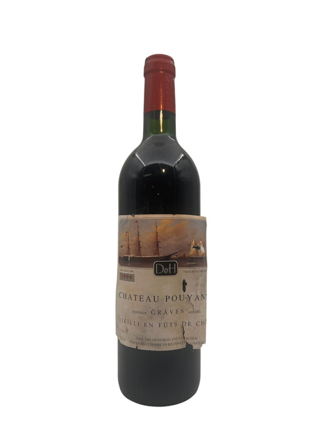Flaska Graves Chateau Pouyanne 2006 rött vin