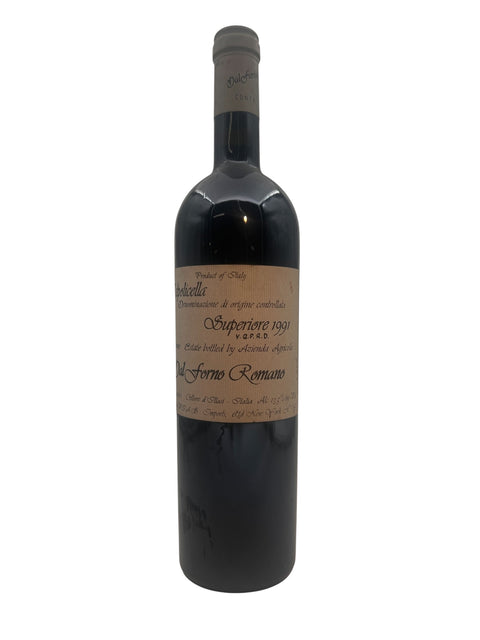 A bottle of Valpolicella Superiore 1991 from Dal Forno Romano