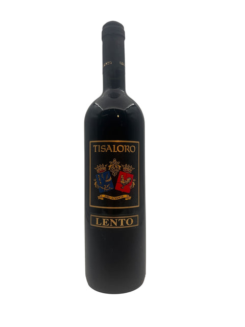 Flaska Tisaloro Lento italienskt rött vin