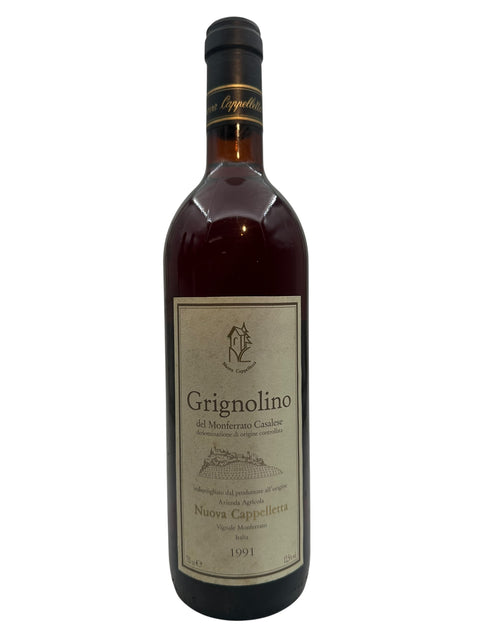 Bild på Grignolino Nuova Cappelletta 1991 flaska