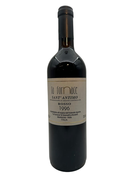 Flaska Sant'Antimo La Fornace rött vin från 1996