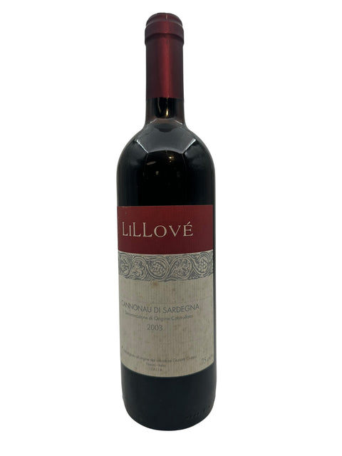 Cannonau di Sardegna LiLLovè 2003 rött vin från Sardinien
