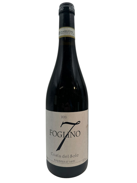 Flaske af Costa del Sole Foglino 2015 Barbera d'Asti rødvin