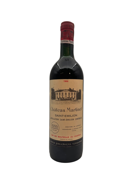 Flaske Château Martinet Saint-Emilion 1986