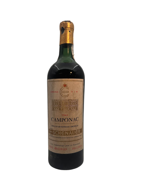 Flasche Rotwein Camponac Eschenaur 1964