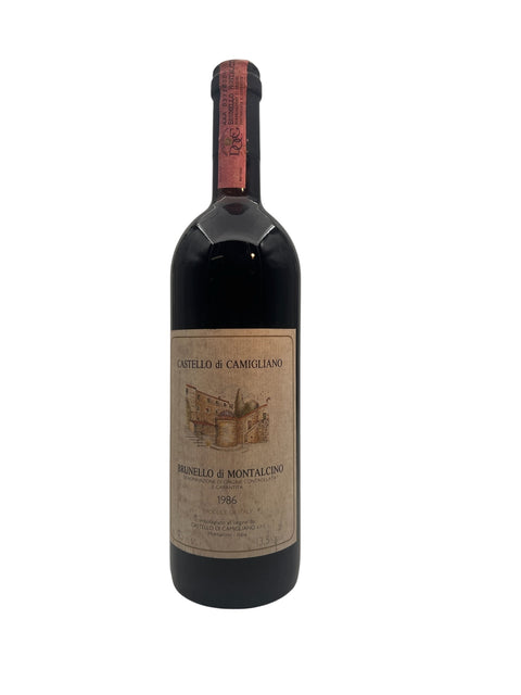 Flasche Brunello di Montalcino von Castello di Camigliano, Jahrgang 1986