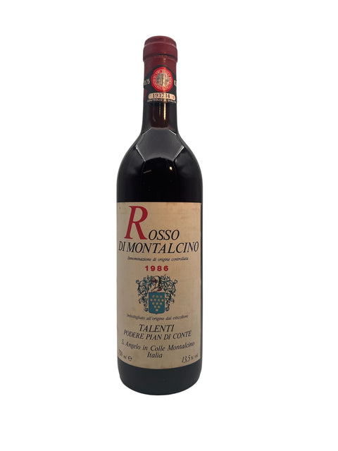 Flasche Rosso di Montalcino Talenti aus dem Jahr 1986