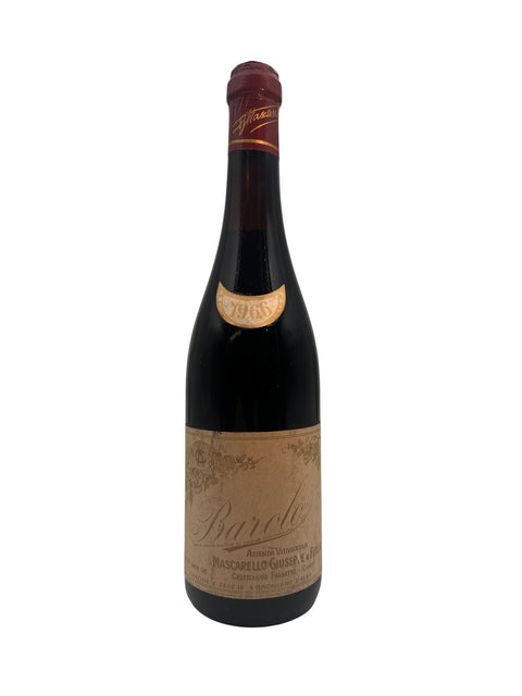 Barolo Mascarello 1965 Rotweinflasche