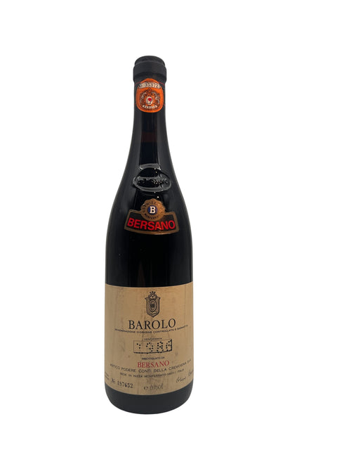 Flasche Barolo-Rotwein von Bersano 2012