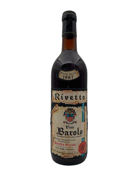 BAROLO 1967 RIVETTO Riserva Speciale