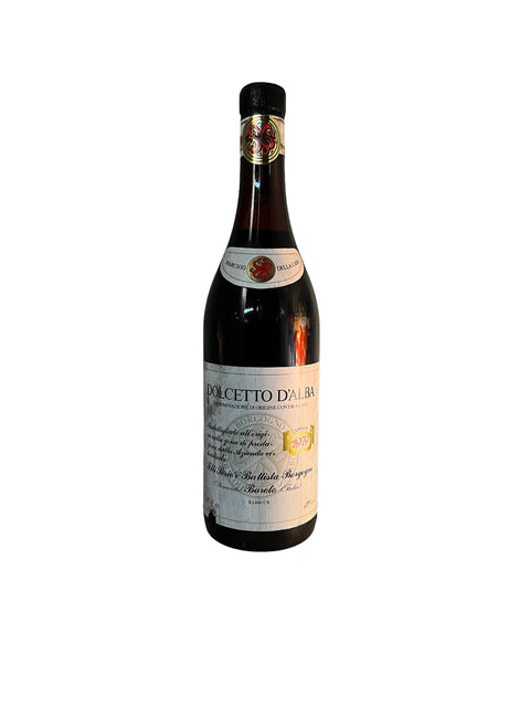 Dolcetto d'Alba 1979 Bersano Antico podere conti della Cremonina